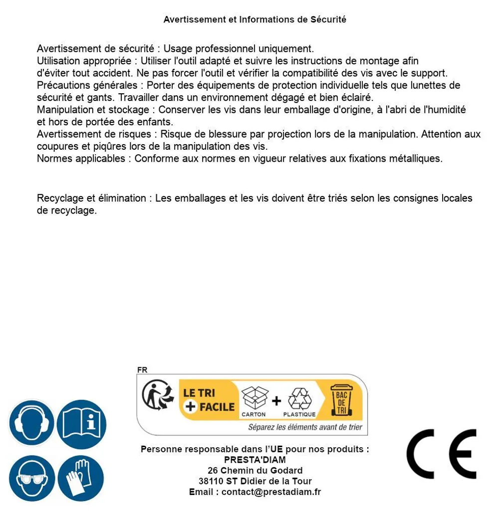 Coffret 1900 Vis Autoperceuses Tête Hexagonale D-Work avec Embouts - 4