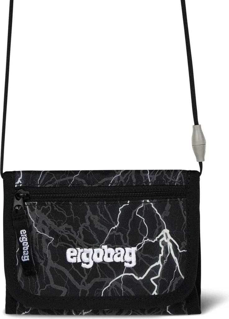 Portafoglio Collo Ergobag Reflex Glow Nero: Borsello Scuola Resistente
