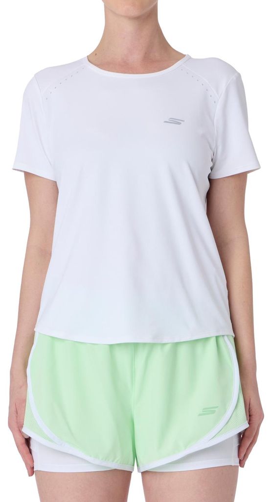 Skechers Stride Performance Tee TP162-WHT, T-Shirt, Damen, Weiß