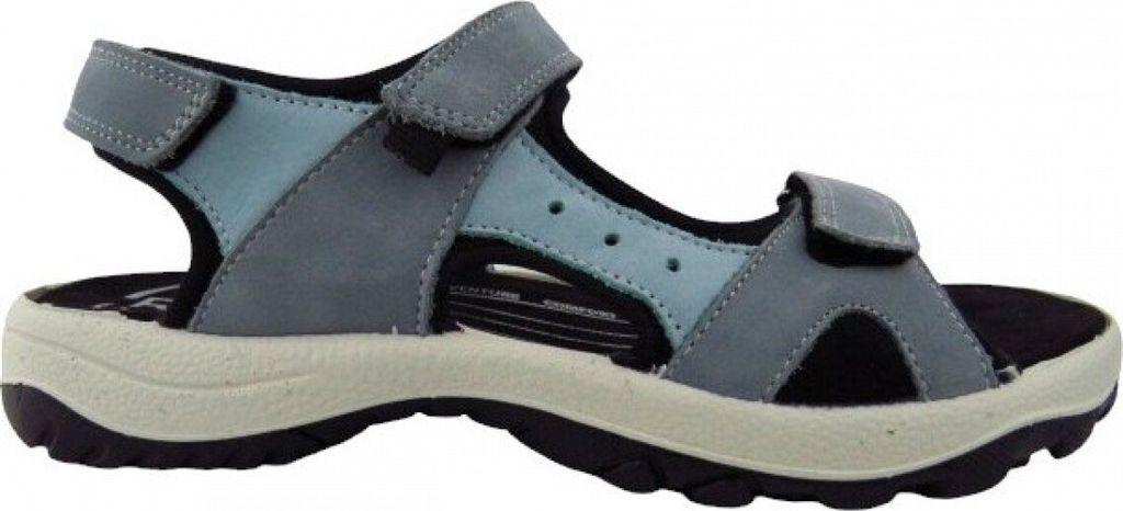 Rohde Nubuk jeans Damen Sandale in Blau, Größe 39