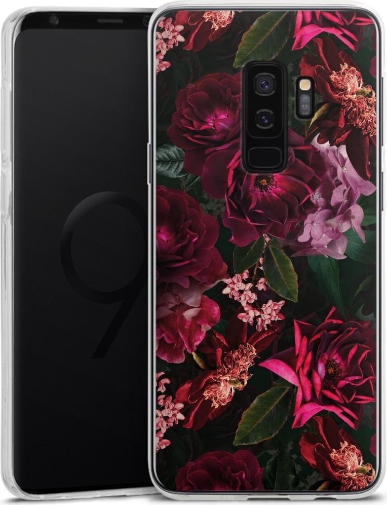 DeinDesign Handyhülle für Samsung Galaxy S9 Plus Silikon Hülle Case Smartphone Schutzhülle Blumen Blüte Rose