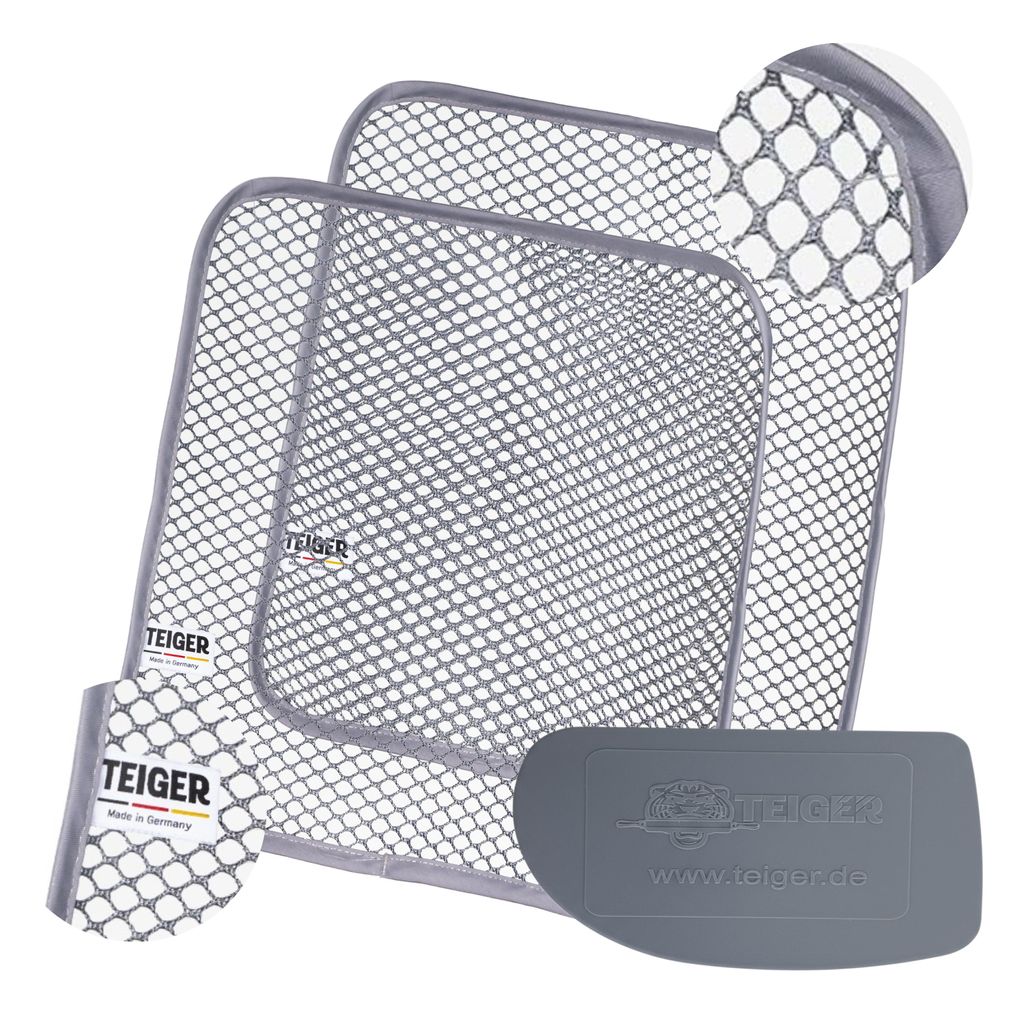 Teiger Bundle 2 x Teigreinigungstuch + Teigschaber Produktbild 