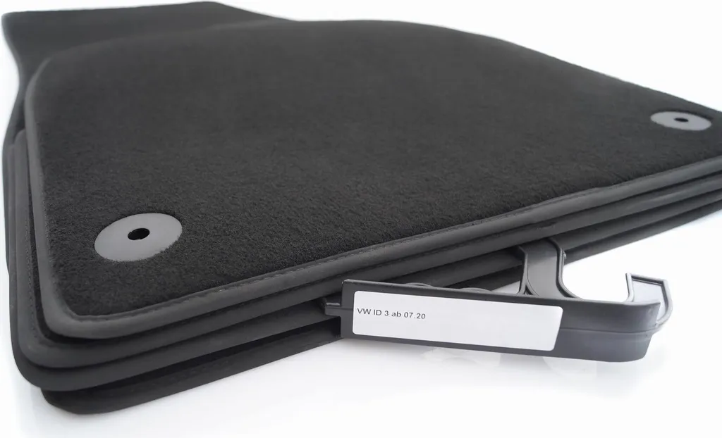 Accessori Interni VW ID.3: Tappetini Velours Premium Nero - 4 Pezzi