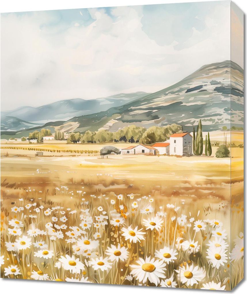 Bild 50x60cm Ruhiger Ländlicher Tag