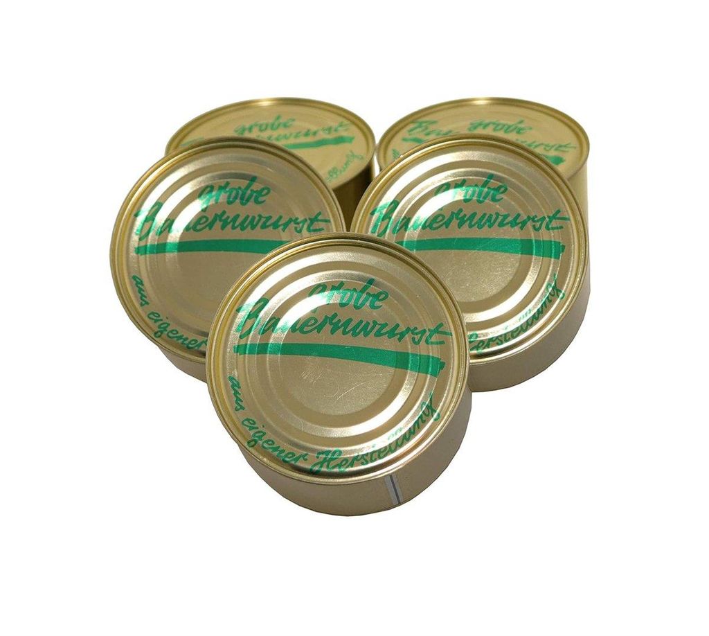 Bauernwurst in der Dose - Wurstspezialitäten - 5 x 400g | 1 Produktbild 