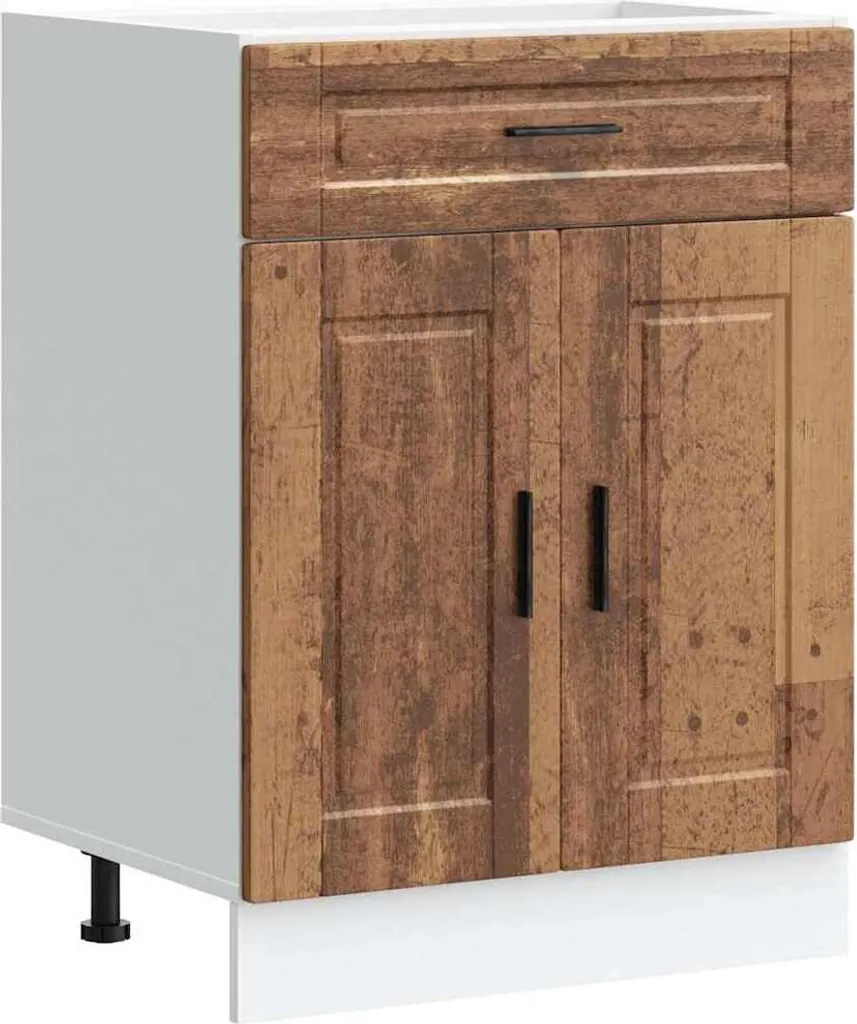 Mobile Base Cucina Porto vidaXL Legno Recupero - Stile Industrial Retrò