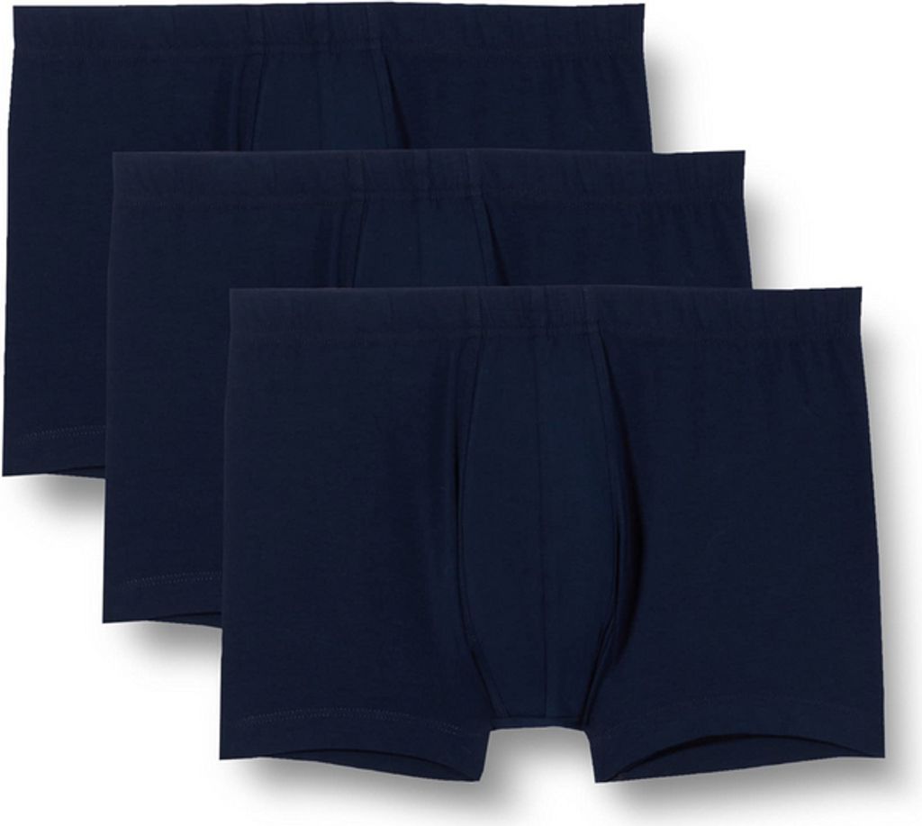 Schiesser Herren 3 er Pack Shorts Gr. 5  dunkelblau Produktbild 