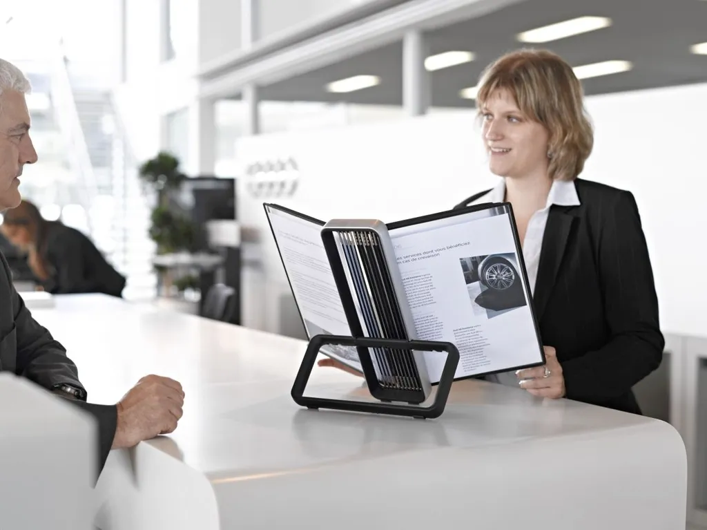 Pupitre d'Affichage de Table Tarifold Veo pour Documents Format A4