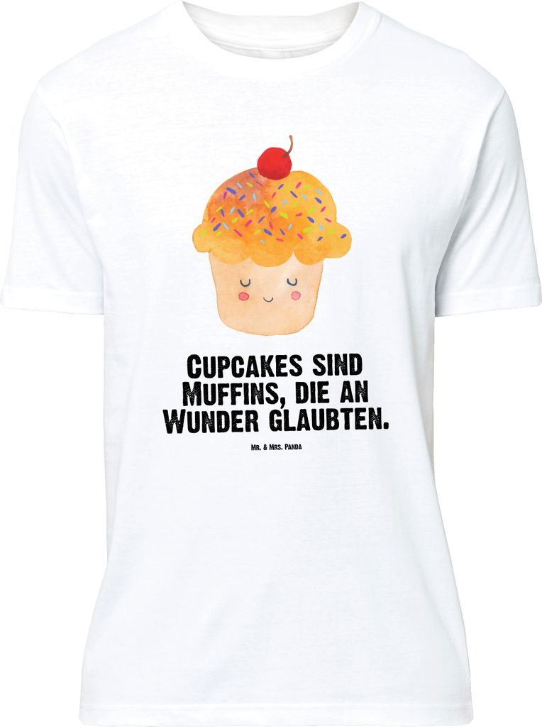 Mr. & Mrs. Panda T-Shirt Cupcake - Weiß - Geschenk, Küche Spruch, S, Tshirt, mit, Muffin, Deko, Wunder, Shirt, Motivation Sprüche, Cupcakes, Lus...