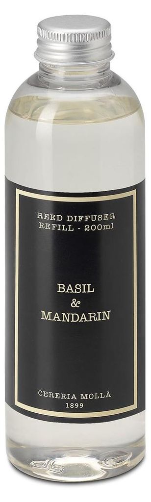 Cereria Molla 1899 Reed Diffuser Refill 200ml Basil & Produktbild 