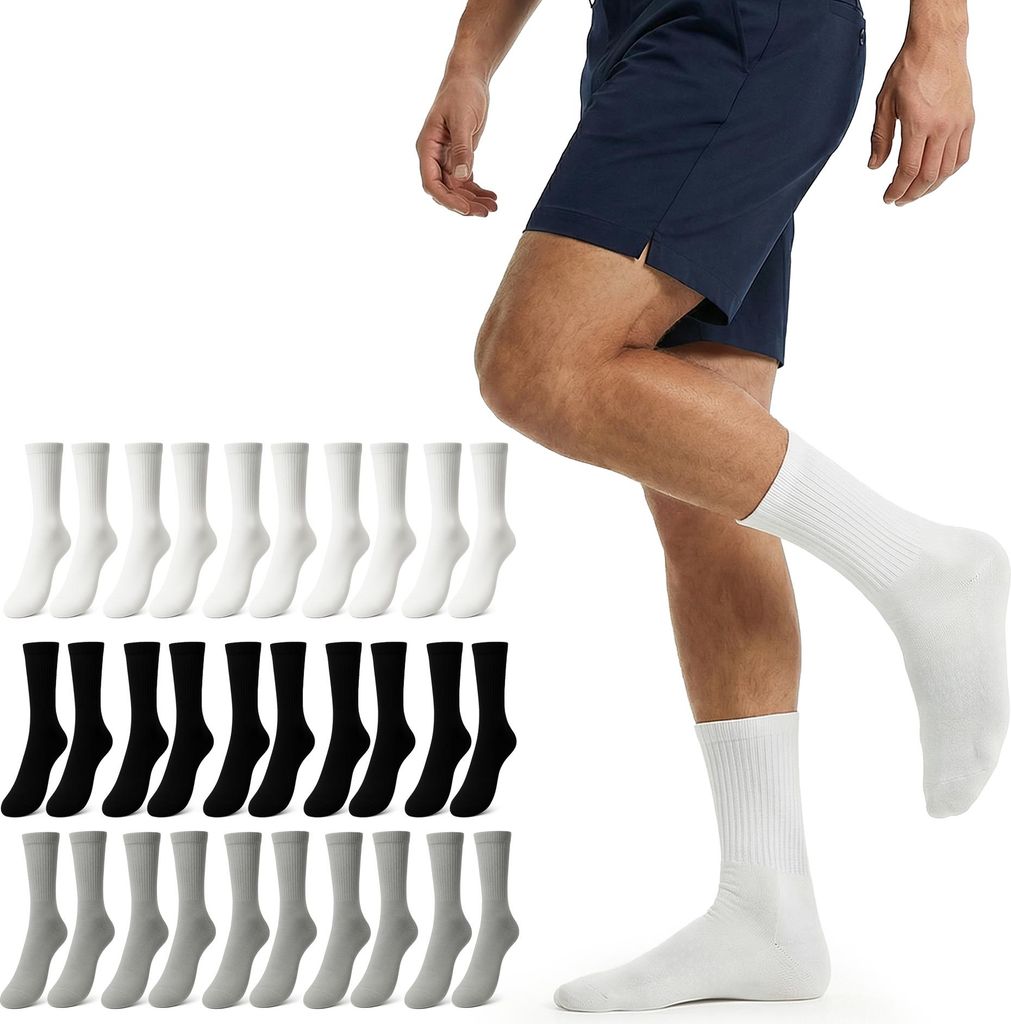 Herren Socken 15 Paar - Tennissocken & Sportsocken