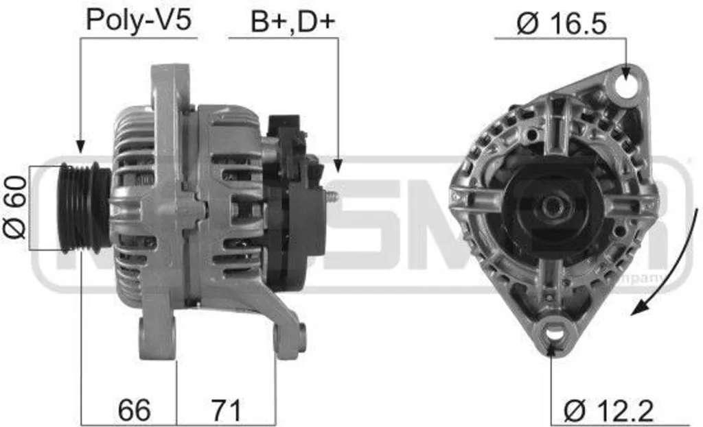 Alternateur pour Fiat Siena et Stilo - Solution de charge OE 46532667