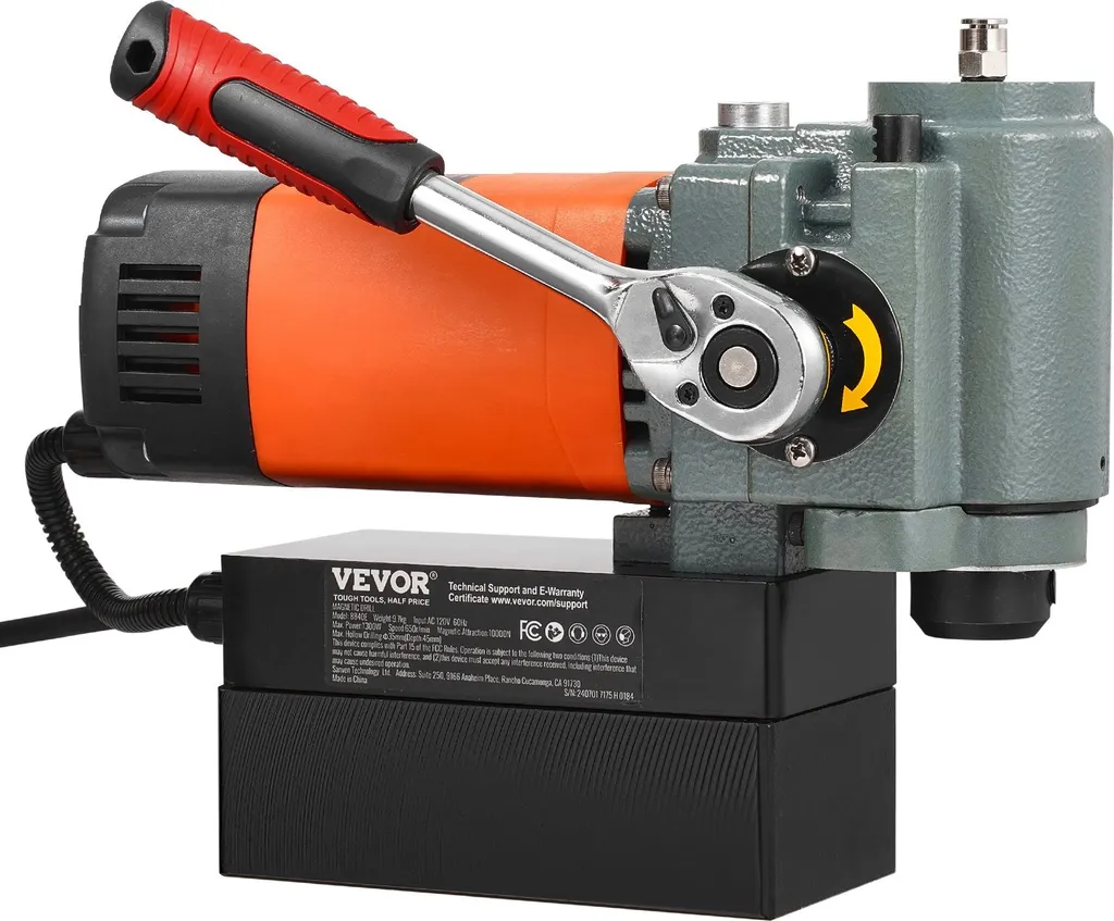 Perceuse magnétique compacte 1300W avec carotteuse 35mm profil bas - 11
