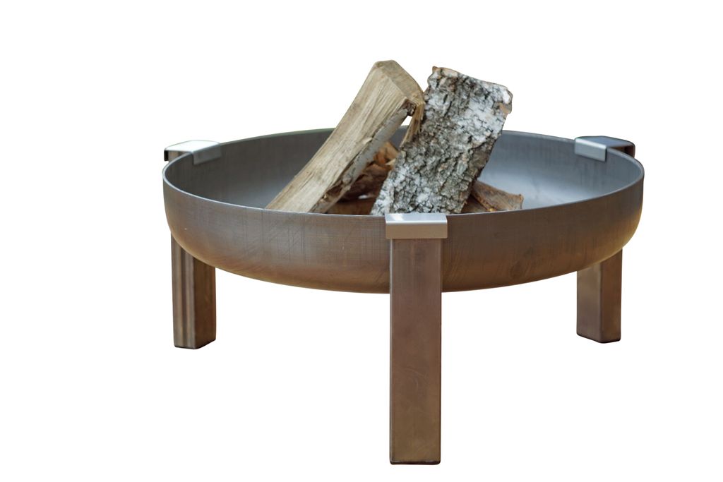 SvenskaV Design-Feuerschale / Feuerkorb BASIC aus massivem Stahl Gr. XXL (63 cm)