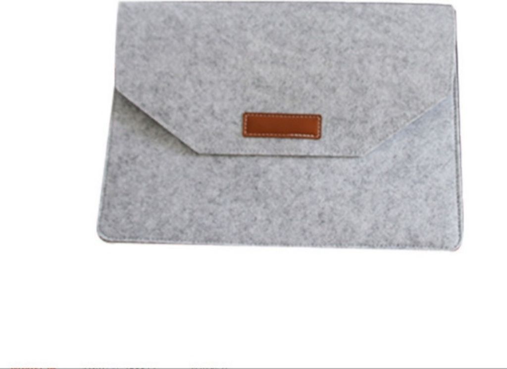 INF Laptop-Hülle aus Filz für das 11-Zoll MacBook Air Hellgrau
