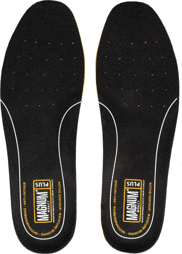 Magnum - "Mpact Plus" Einlegesohlen für Herren/Damen Uni FS12426 (44 EU) (Schwarz)