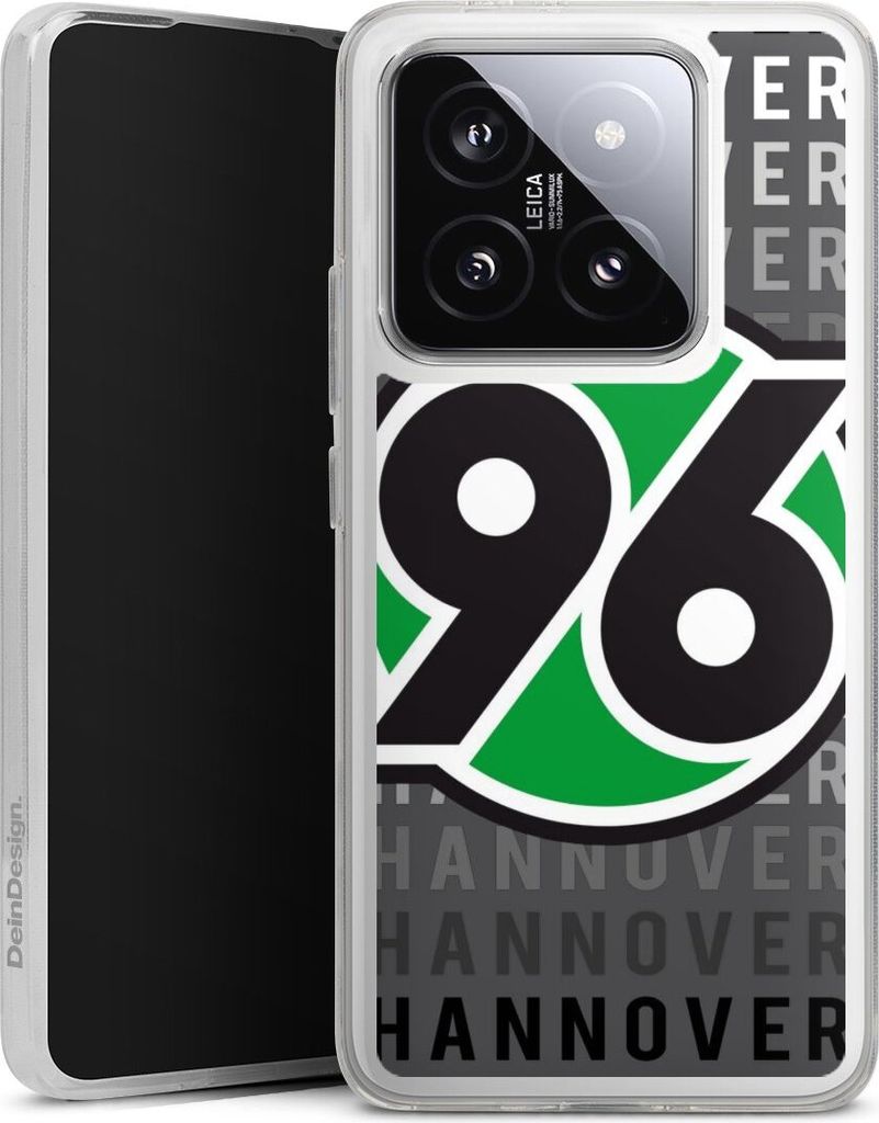 DeinDesign Handyhülle für Xiaomi 14T Pro Silikon Hülle Case Smartphone Schutzhülle H96 Hannover 96 Offizielles Lizenzprodukt