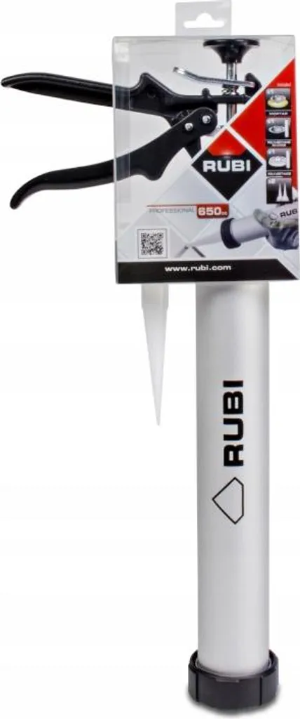 Applicateur de mortier Rubi r65990 650cc pour joints de carrelage