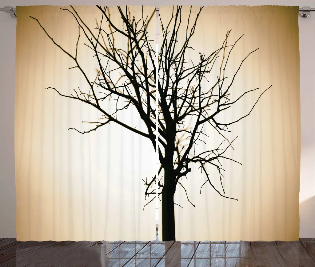 Tende Soggiorno ABAKUHAUS Albero Solitario 280x245 cm | Stile Rustico