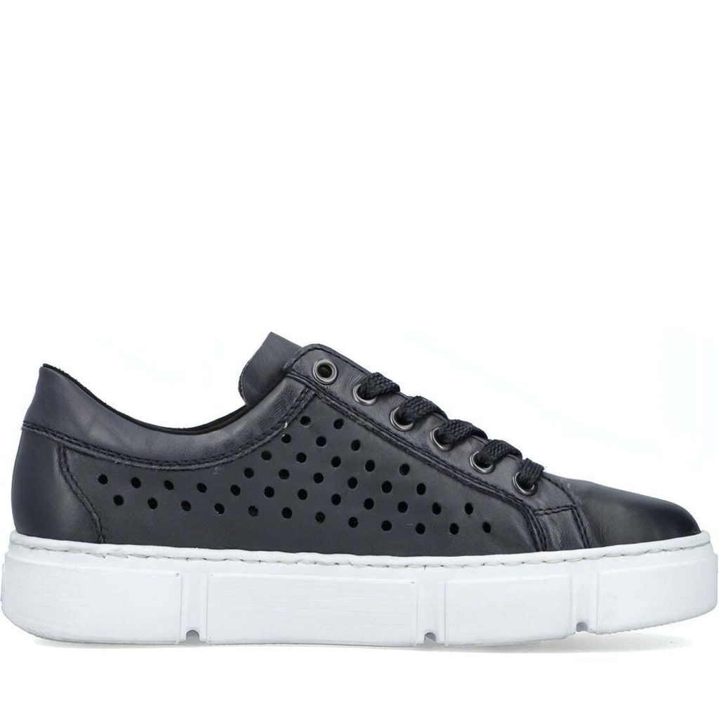 Rieker Damen Sneaker N5918-14 Farbe: Blau Größe: 38