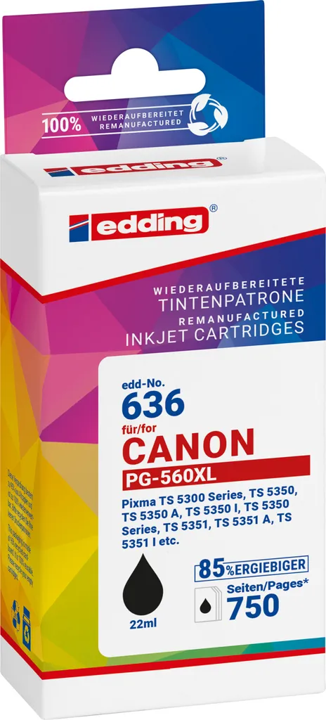 Cartuccia Compatibile PG-560XL Nero per Canon Pixma - Risparmio Reale