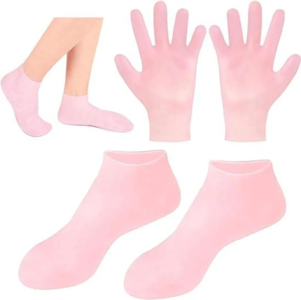 Chaussettes silicone pour talons fendillés - Solution contre les crevasses
