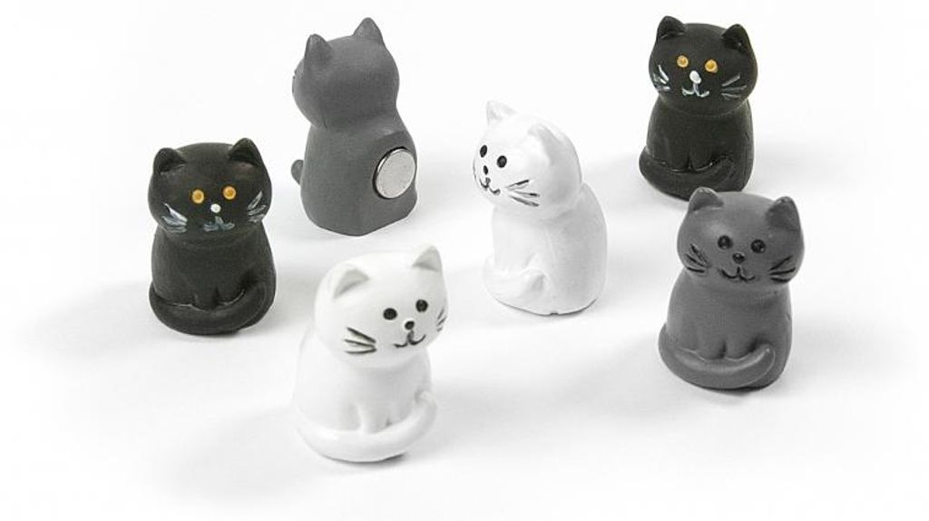 Trendform Magnetische Kat - set van 6 verschillende Productafbeelding 
