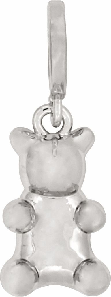 Fashionbox Anhänger Messing 1.3cm weiß ohne 449040003-1