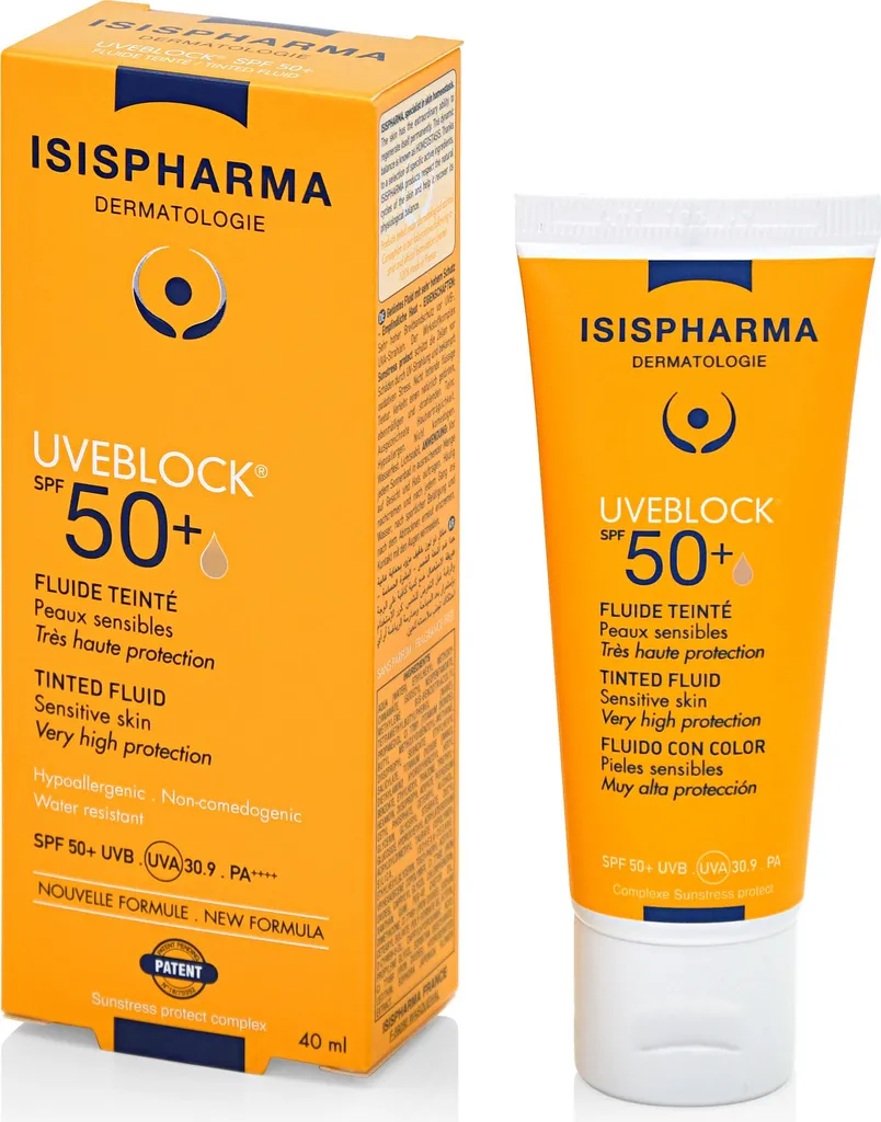 IsisPharma SPF 50+ Fluido Colorato | Protezione Sicura per Tutta la Famiglia