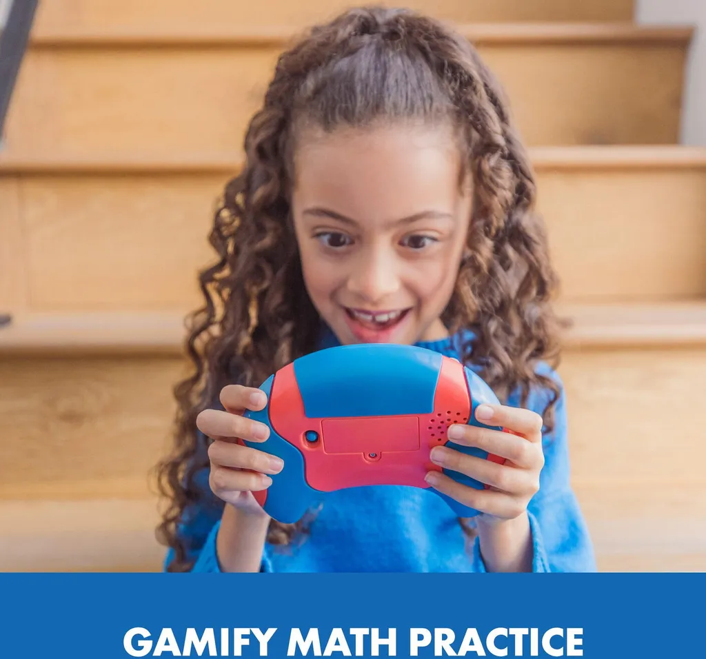 Console portable Math Whiz avec 8 niveaux de difficulté de calcul - 4