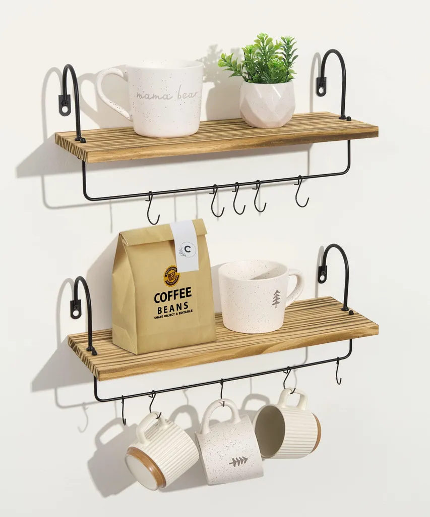 Étagère Murale Polyvalente pour Organiser Cuisine et Bain sans Encombrement