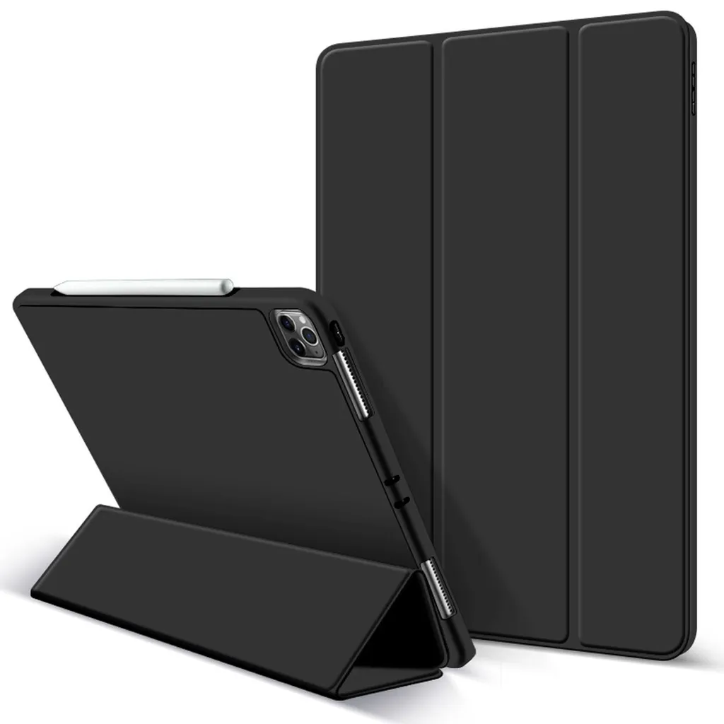 Smart Cover per Apple iPad Air 4 2020/2022 (4a generazione) Ipad Pro 11 2020 (4a generazione) Custodia protettiva Cover Stand Case Nero