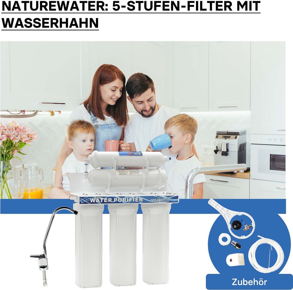 Naturewater NW-PR305 5-stupňový vodný filter, 5 µ, PP Obrázok produktu 8