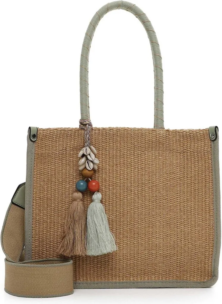 SURI FREY Kirsty Cityshopper Pistachio Beige - Borsa a Tracolla Elegante