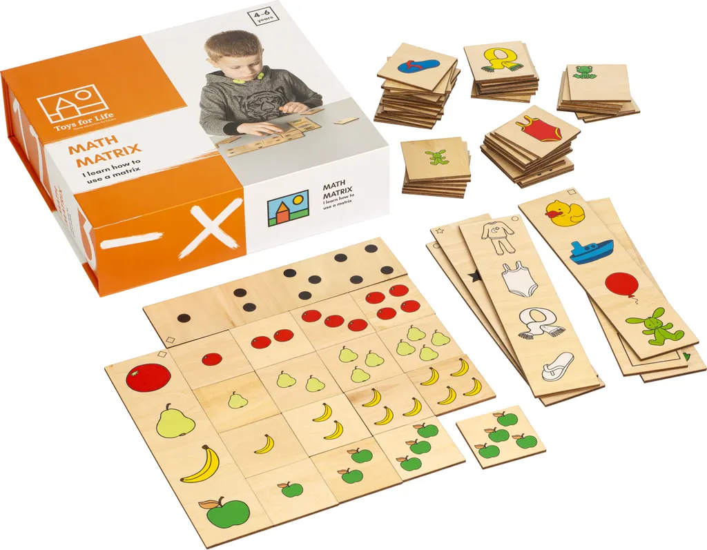 EDUPLAY 120843 Matrice mathématique et base d'apprentissage de calcul