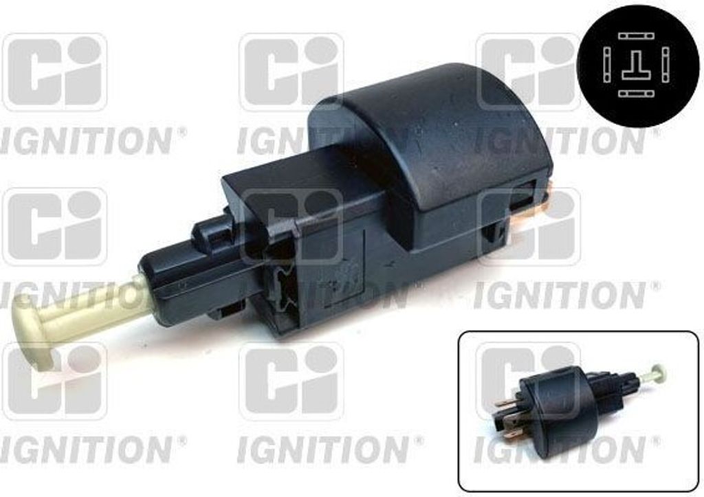 QUINTON HAZELL Bremslichtschalter XBLS127 für OPEL Astra G CC (T98) 75mm