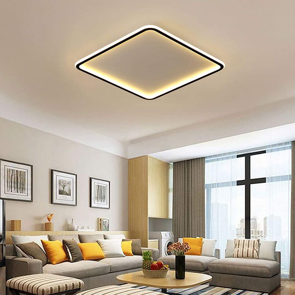 40W LED Deckenlampe Deckenleuchte Küchen Wohnzimmer Lampe Badleuchte DE 