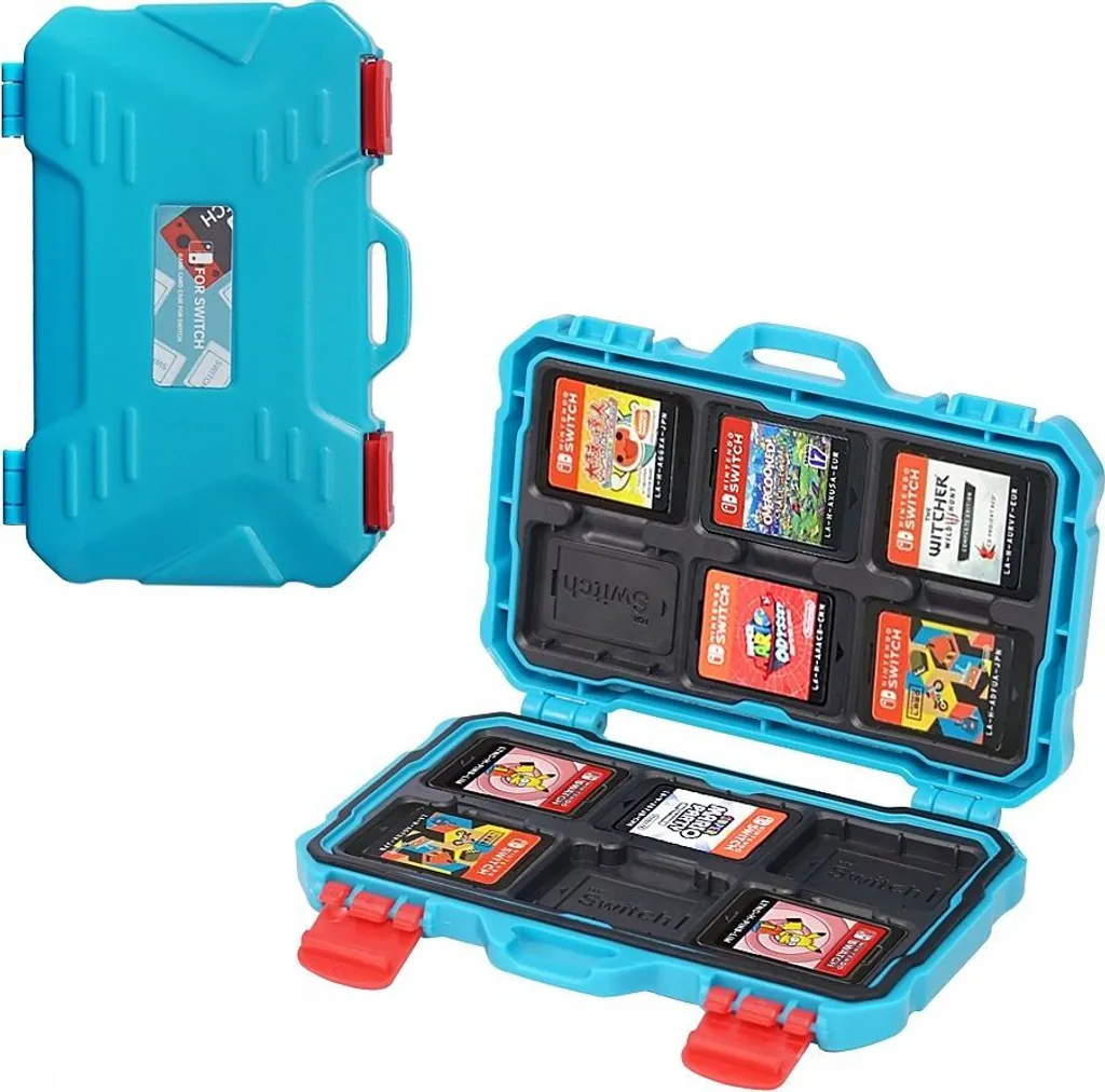 Porte-jeux de voyage pour 12 cartouches Nintendo Switch OLED / Lite