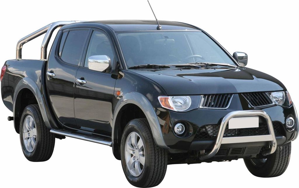 Frontbügel Frontschutzbügel für Mitsubishi L200 2006-2009 ø63mm Stahl Silber