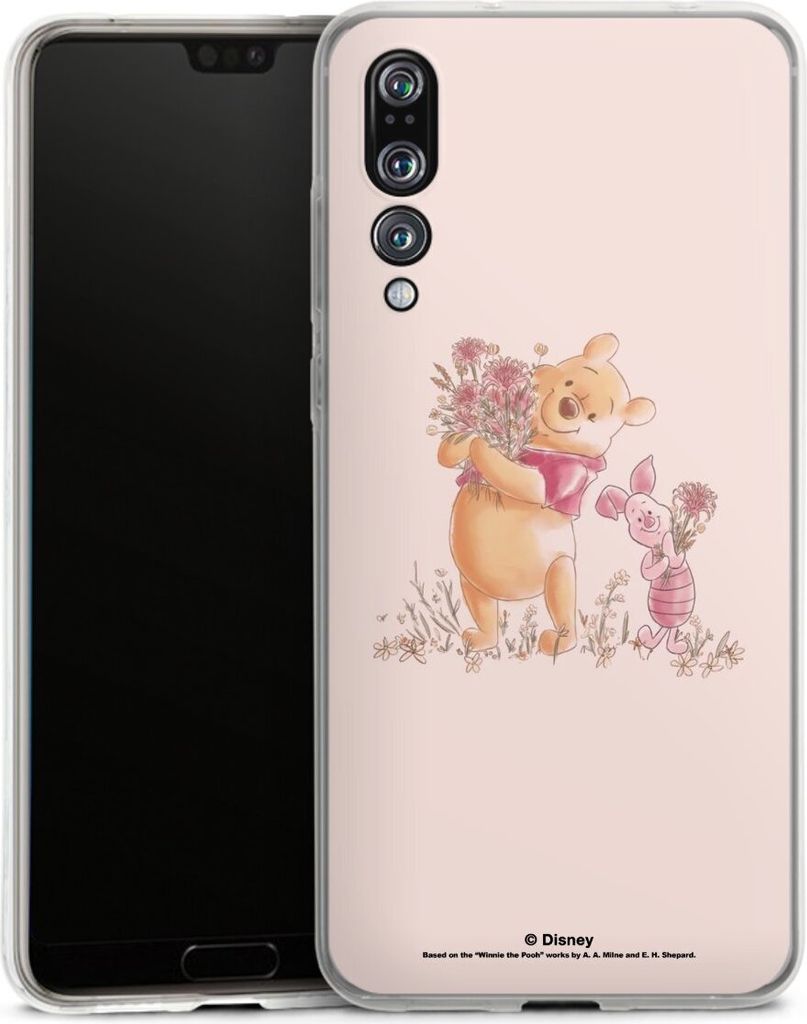 DeinDesign Handyhülle für Huawei P20 Pro Silikon Hülle Case Smartphone Schutzhülle Disney Offizielles Lizenzprodukt Winnie Puuh Ferkel