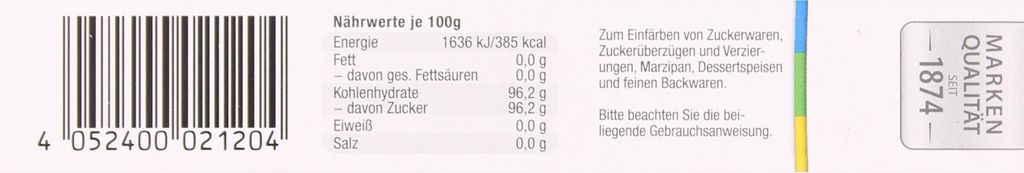 Brauns-Heitmann Lebensmittelfarbe Crazy Colors 6 x 5ml Produktbild 3