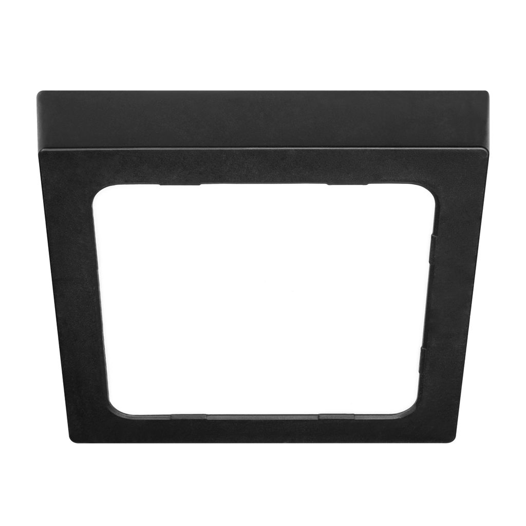 MasterLED LED Deckenleuchte 12W 960lm Quadratisch Schwarz 3CCT Einstellbar Flach Aufputz Deckenlampe Innenbeleuchtung