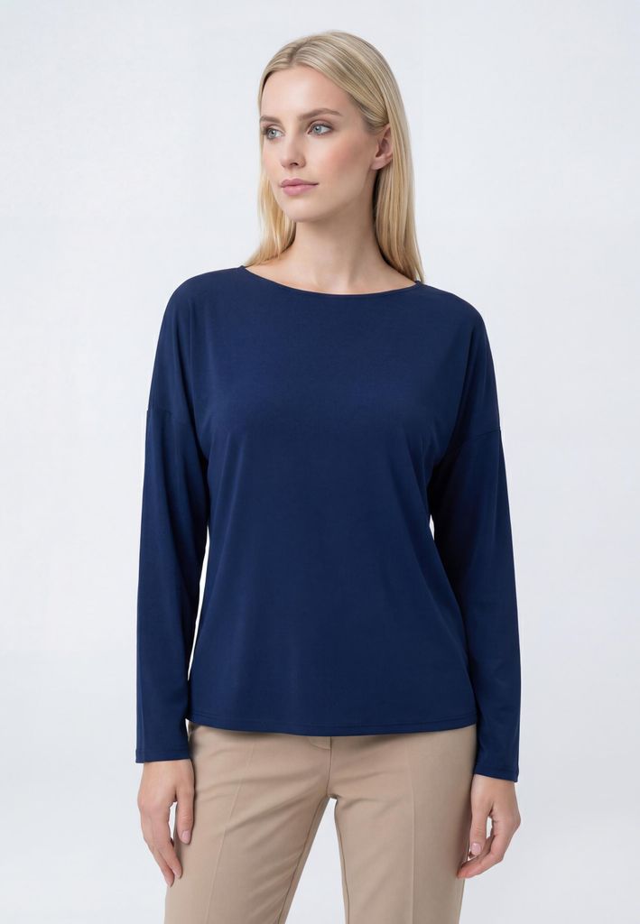 CHANCERY damen bluse - marine, XXL