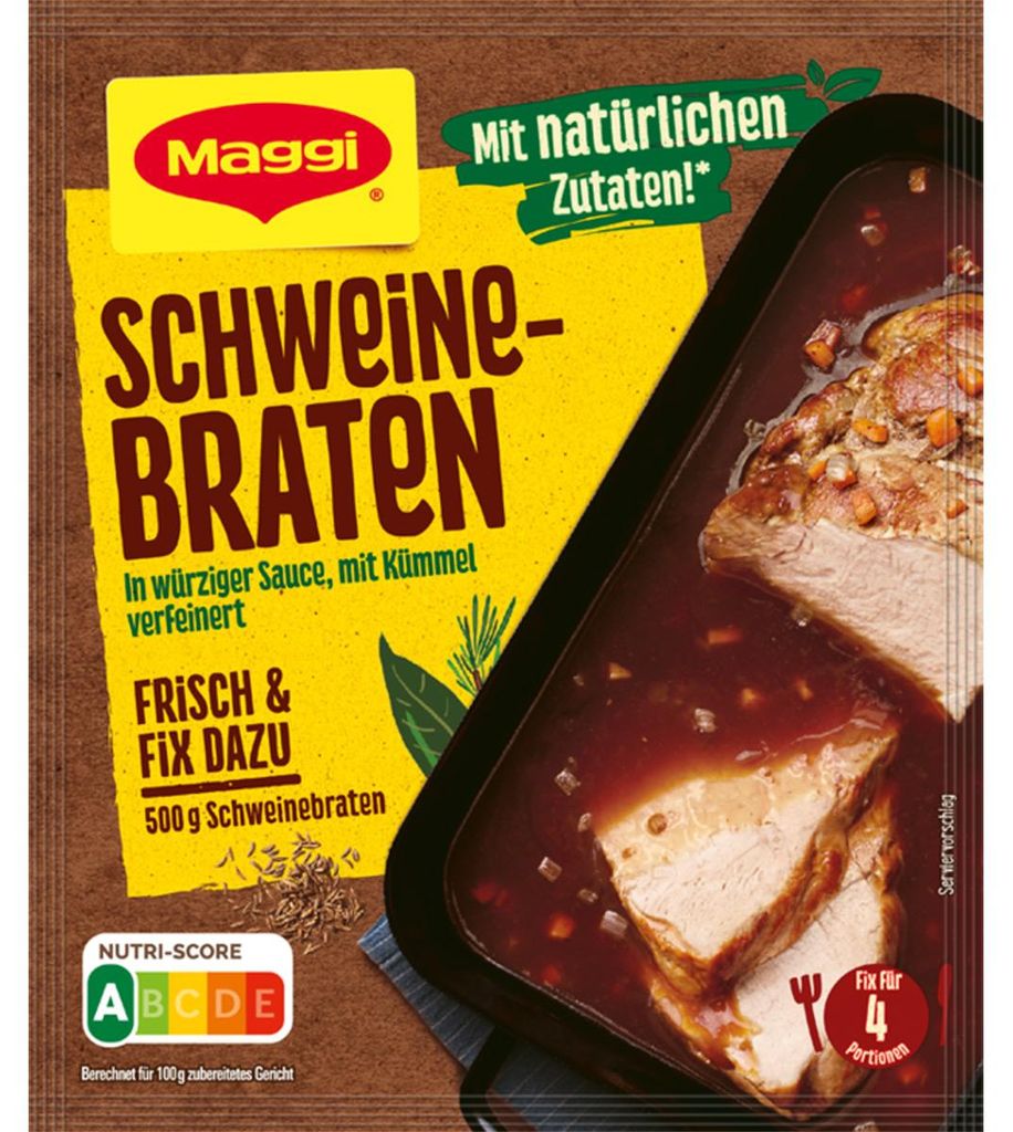 Maggi Fix pour rôti de porc en sauce épicée au cumin 35g Image du produit 