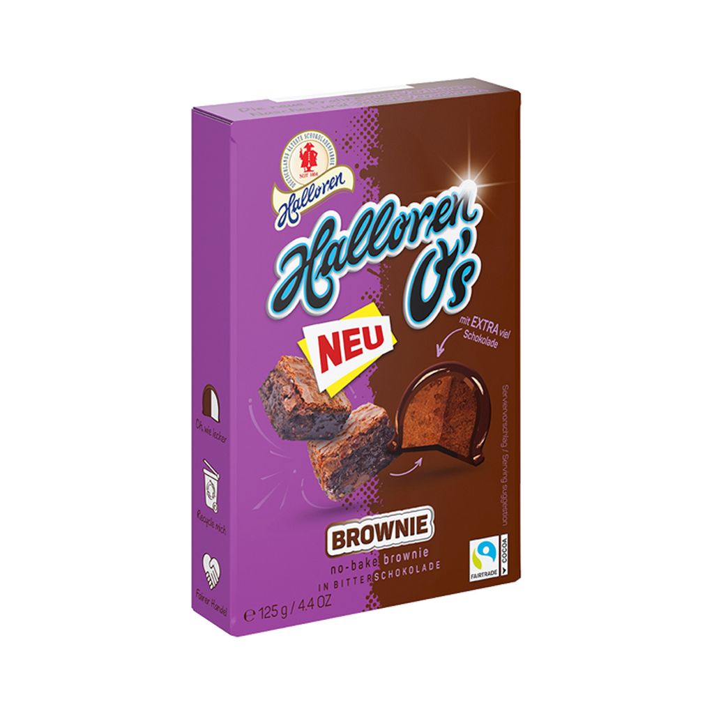 Halloren O´s Brownie 125g Produktbild 