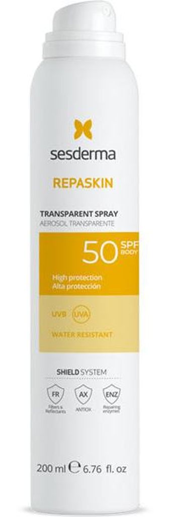 Sesderma Repaskin Transparent Aerosol Spf50 200ml
