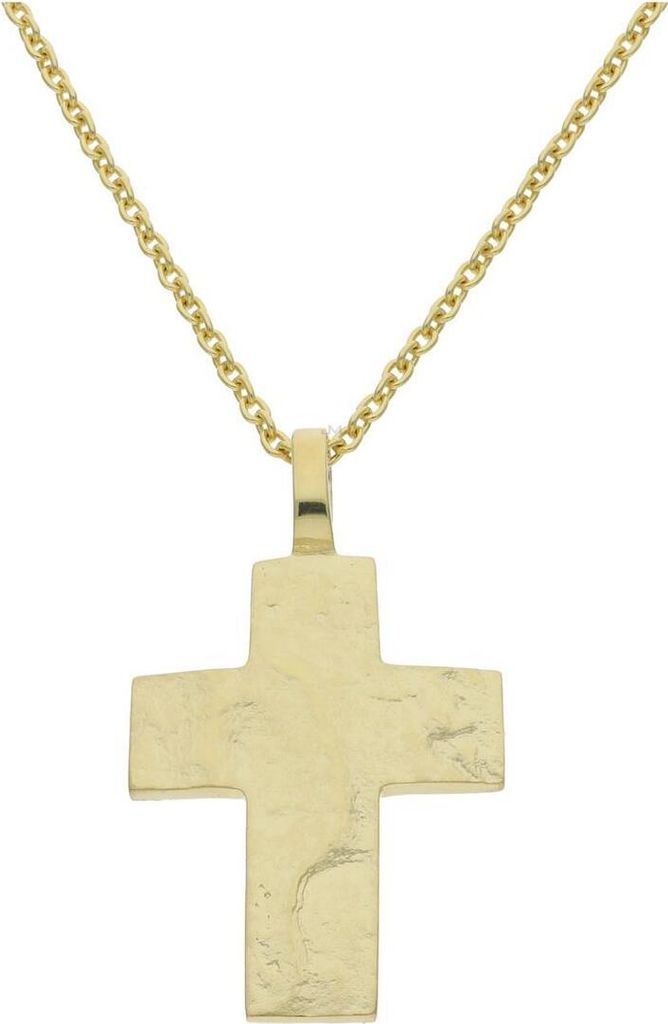 JuwelmaLux Anhänger Kreuz Silber 925 Gold plattiert JL20-02-0987