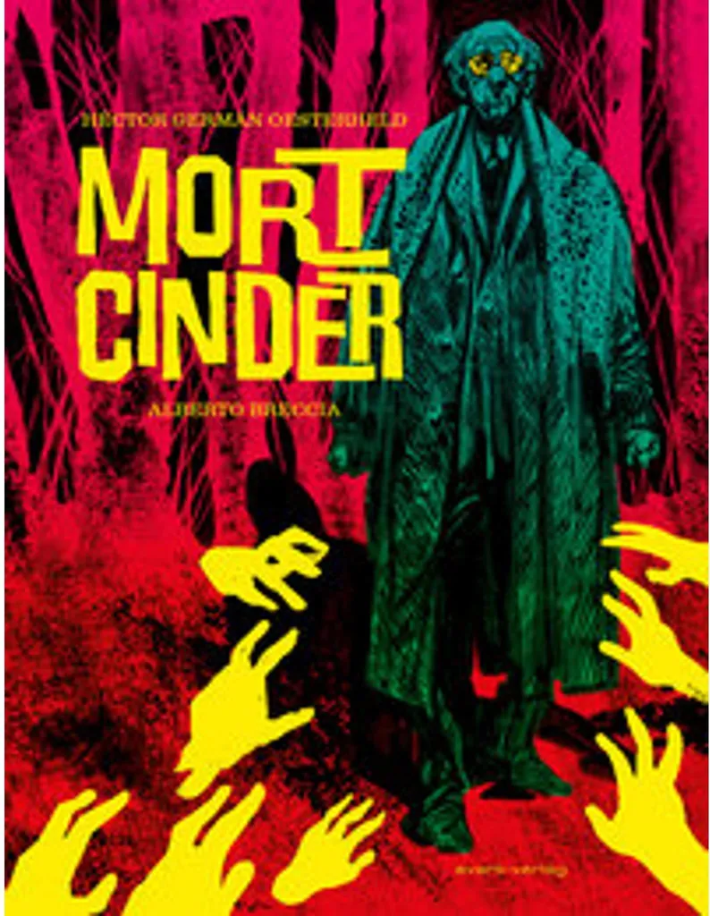 Bande dessinée Mort Cinder roman graphique fantastique en noir et blanc
