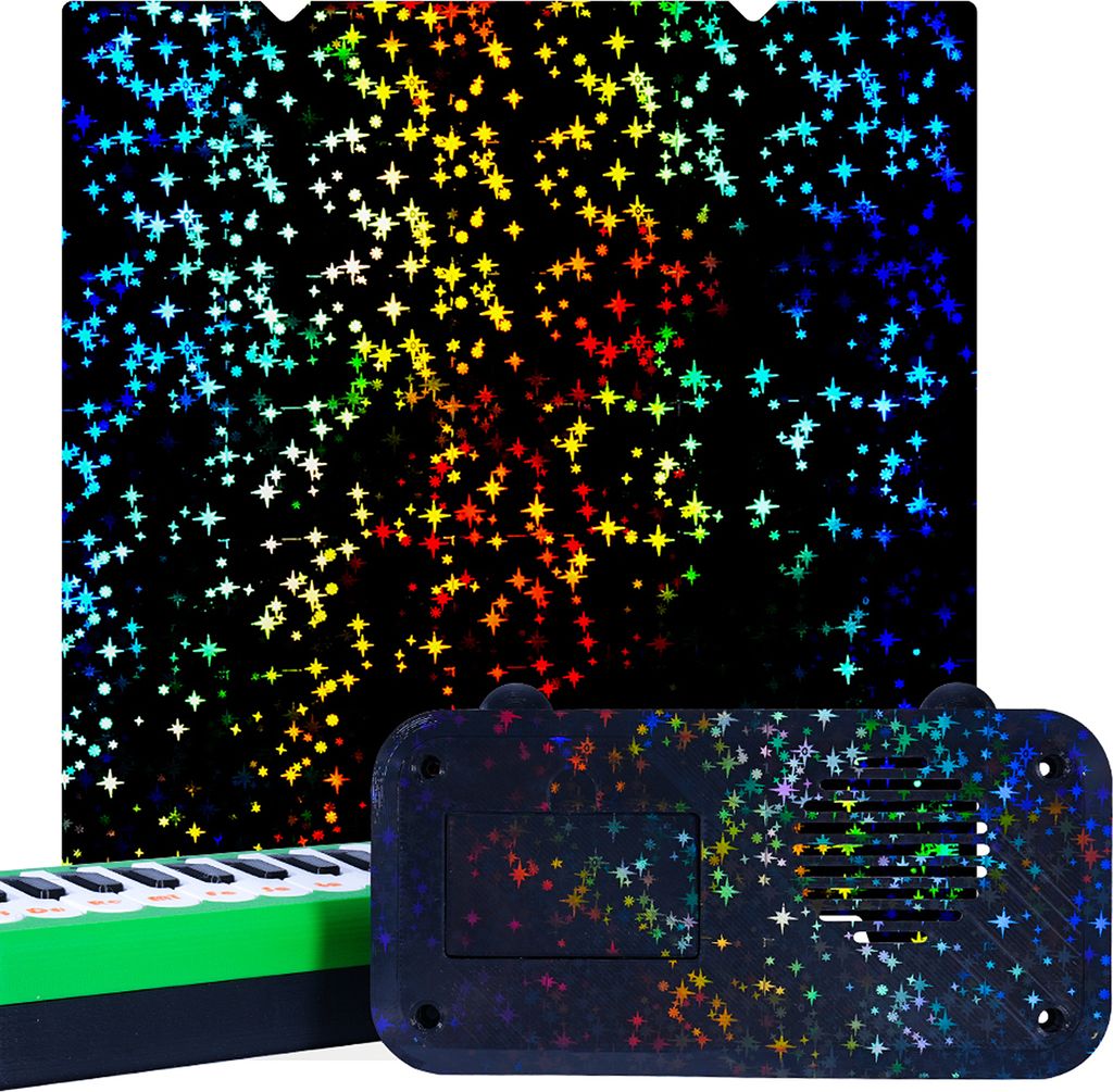 Creality Bauplatte gl?nzendes PET + beschichtetes PEI-Bettblech PET ?Stars¡° Plattformbrett Federstahlblech fš¹r Ender-3 S1/Ender-3 S1 Pro/Ende...