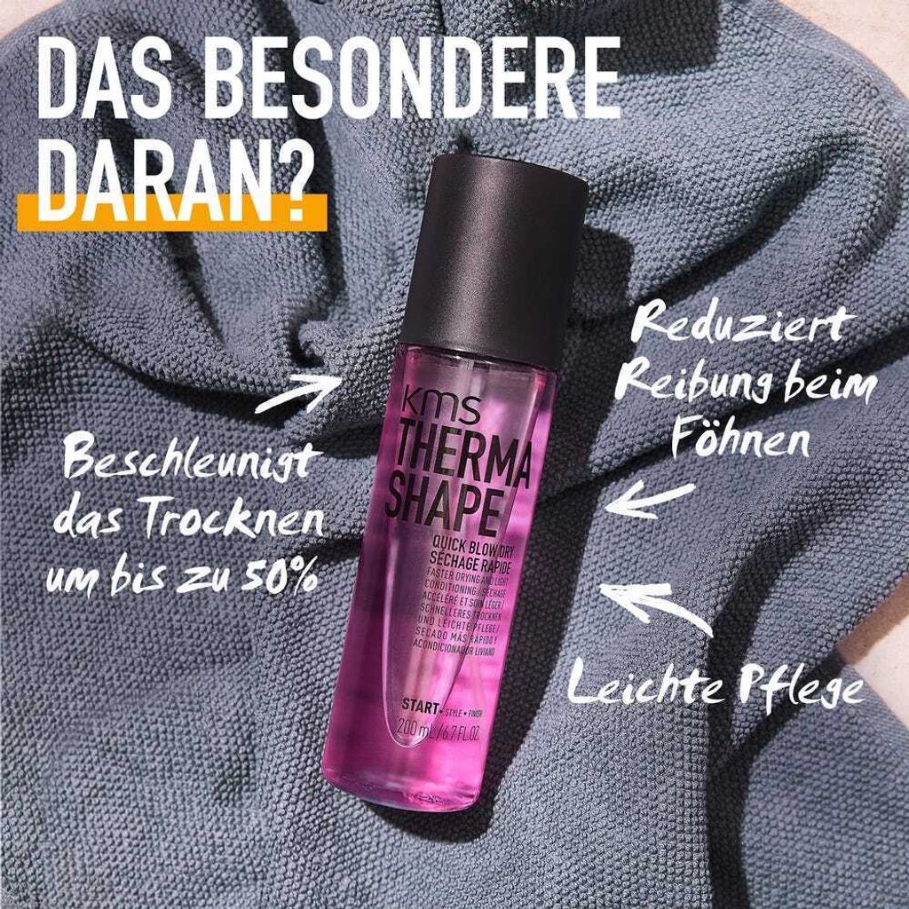 Kms Thermashape Quick Blow Dry Spray  200ml Produktbild 5